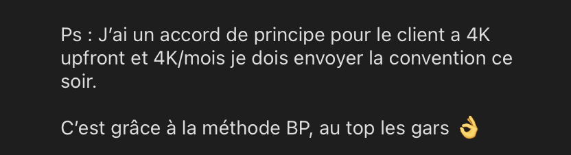 T\u00e9moignage Business Partner