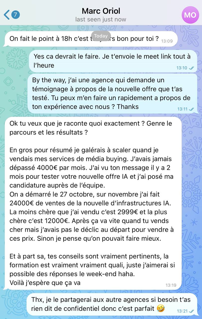 T\u00e9moignage Business Partner